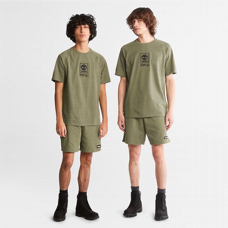 Timberland All Gender Swea Kratke Hlače Maslinasto Zelene | 68792539