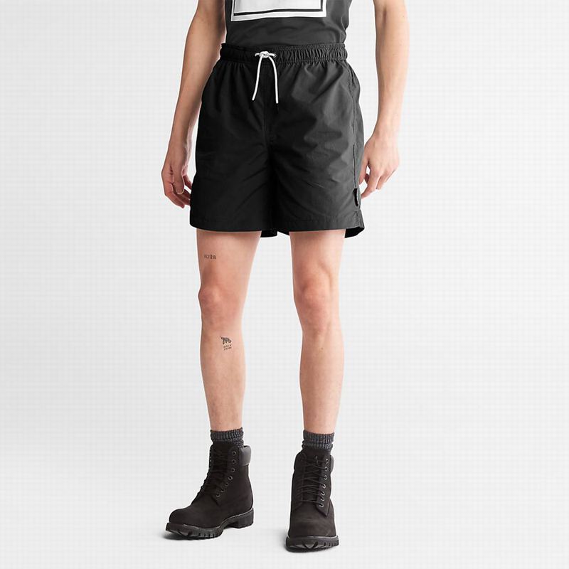 Timberland All Gender Windbreaker Kratke Hlače Crne | 5754259