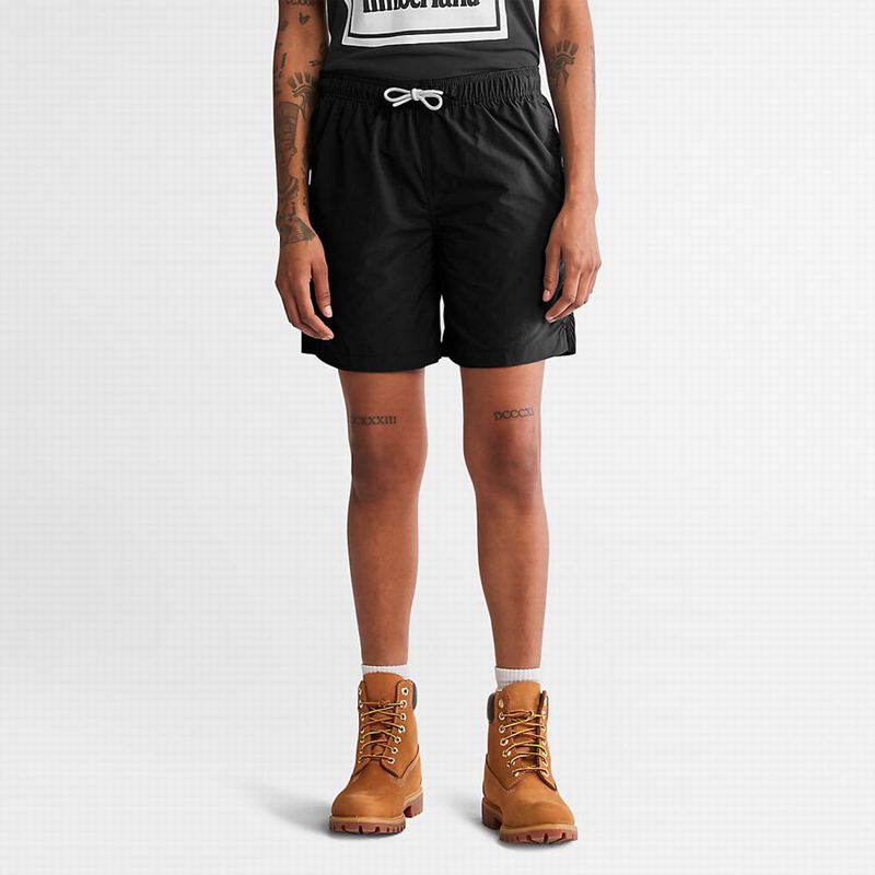 Timberland All Gender Windbreaker Kratke Hlače Crne | 5754259