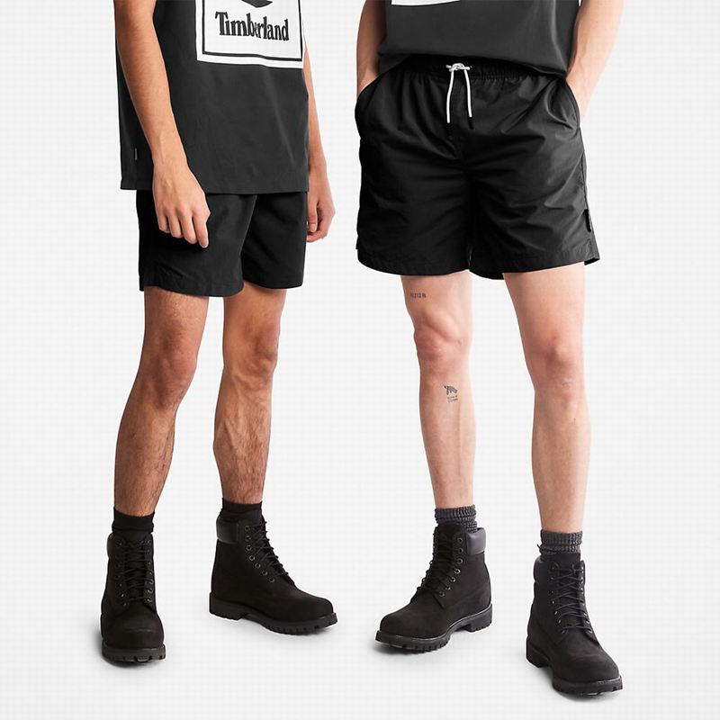 Timberland All Gender Windbreaker Kratke Hlače Crne | 5754259