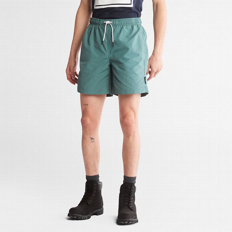 Timberland All Gender Windbreaker Kratke Hlače Maslinasto Zelene | 7802207