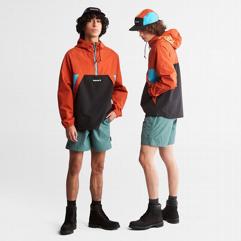 Timberland All Gender Windbreaker Kratke Hlače Maslinasto Zelene | 7802207
