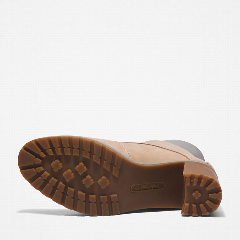 Timberland Allington Heeled 6 Inch Čizme Bež | 33800806