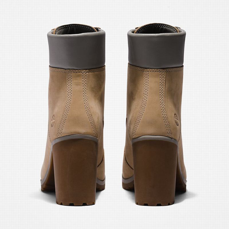 Timberland Allington Heeled 6 Inch Čizme Bež | 33800806