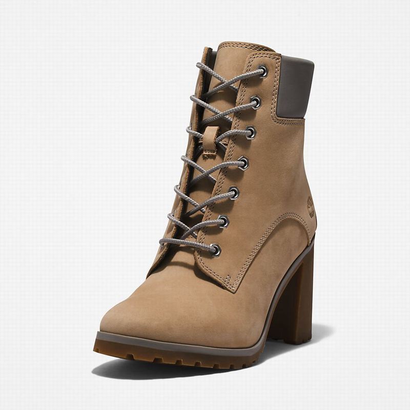 Timberland Allington Heeled 6 Inch Čizme Bež | 33800806