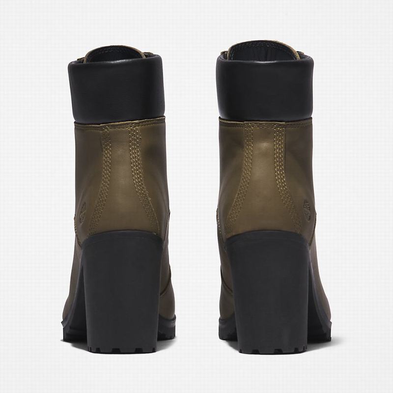 Timberland Allington Heeled 6 Inch Čizme Maslinasto Zelene | 57537979