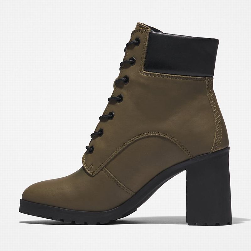 Timberland Allington Heeled 6 Inch Čizme Maslinasto Zelene | 57537979