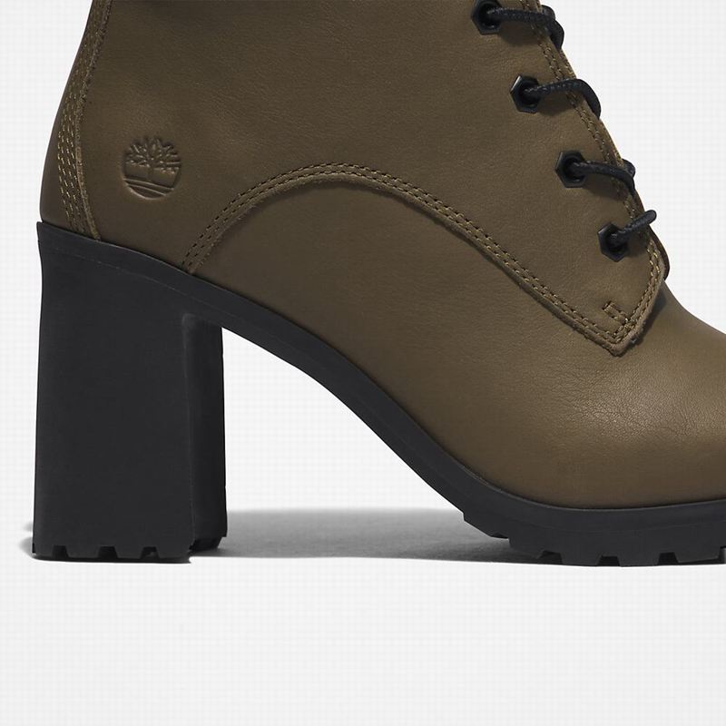 Timberland Allington Heeled 6 Inch Čizme Maslinasto Zelene | 57537979