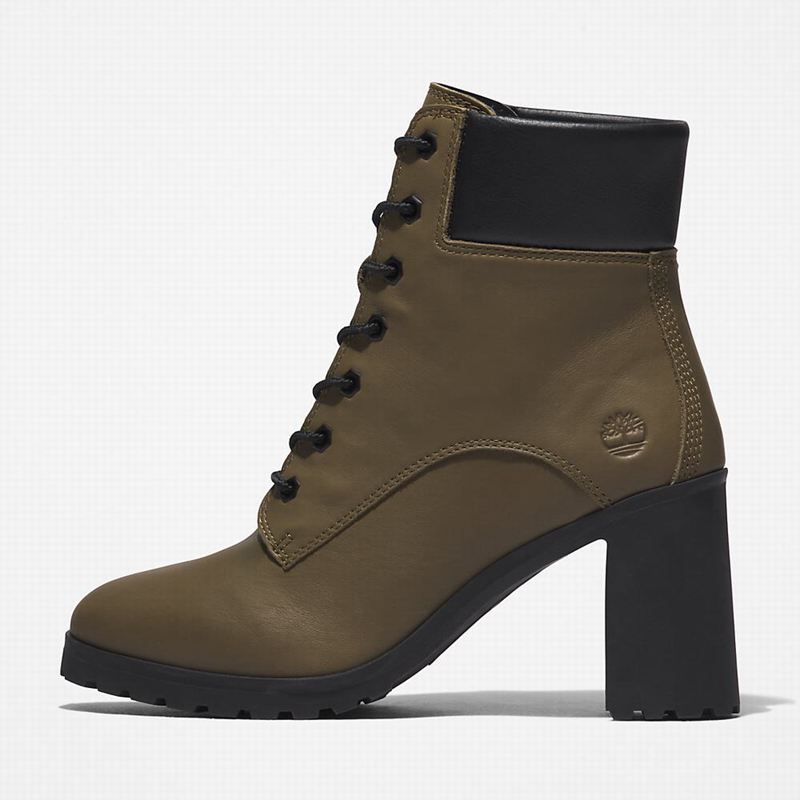 Timberland Allington Heeled 6 Inch Čizme Maslinasto Zelene | 57537979
