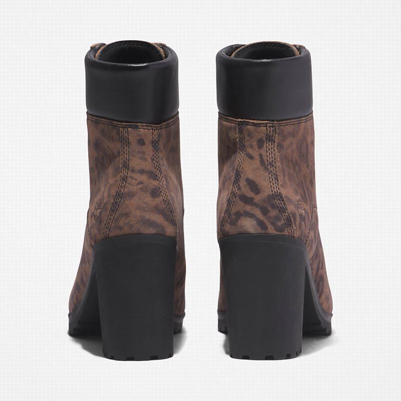 Timberland Allington Heeled 6 Inch Čizme Smeđe | 67127085