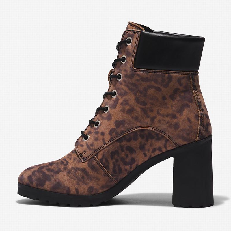 Timberland Allington Heeled 6 Inch Čizme Smeđe | 67127085