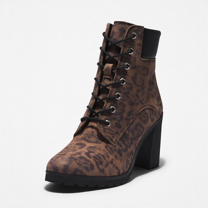 Timberland Allington Heeled 6 Inch Čizme Smeđe | 67127085