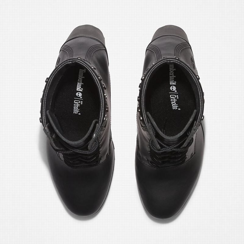 Timberland Allington Heeled 6 Inch Čizme Crne | 73424098