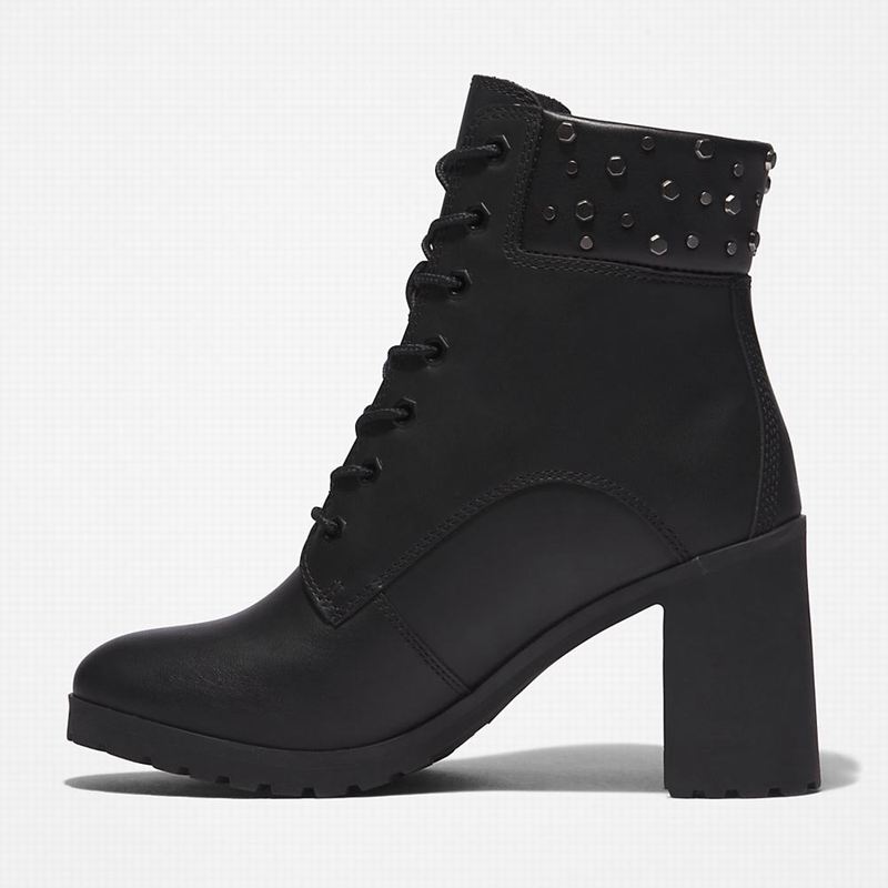 Timberland Allington Heeled 6 Inch Čizme Crne | 73424098