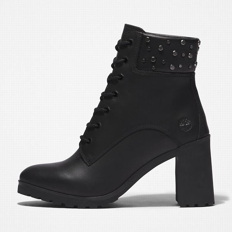 Timberland Allington Heeled 6 Inch Čizme Crne | 73424098