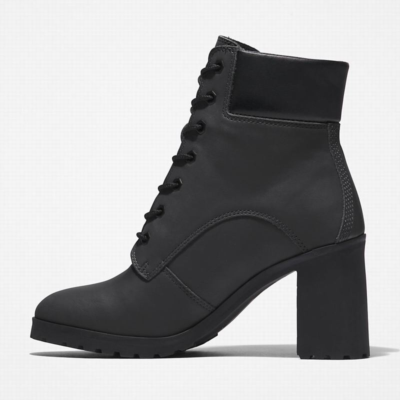 Timberland Allington Heeled 6 Inch Čizme Crne | 91151495