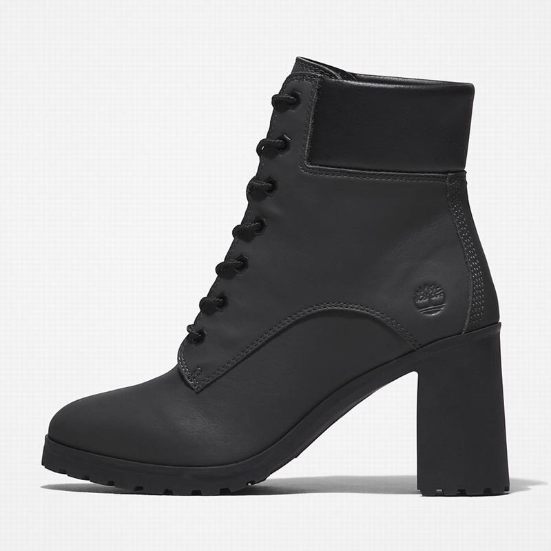 Timberland Allington Heeled 6 Inch Čizme Crne | 91151495