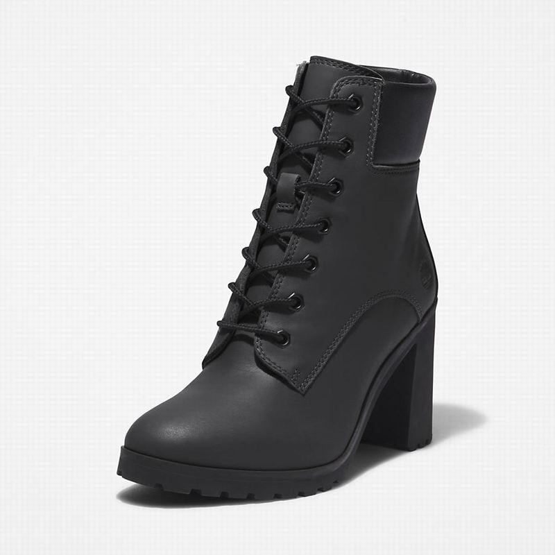 Timberland Allington Heeled 6 Inch Čizme Crne | 91151495