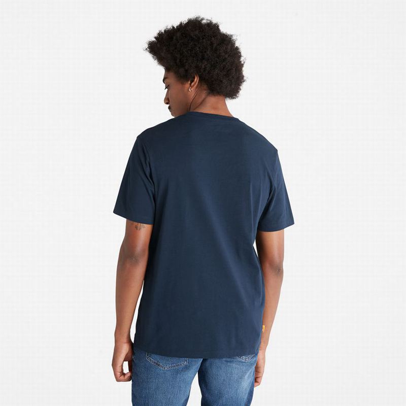 Timberland Anti-Odour Supima Cotton Majice Tamnoplave | 22849683