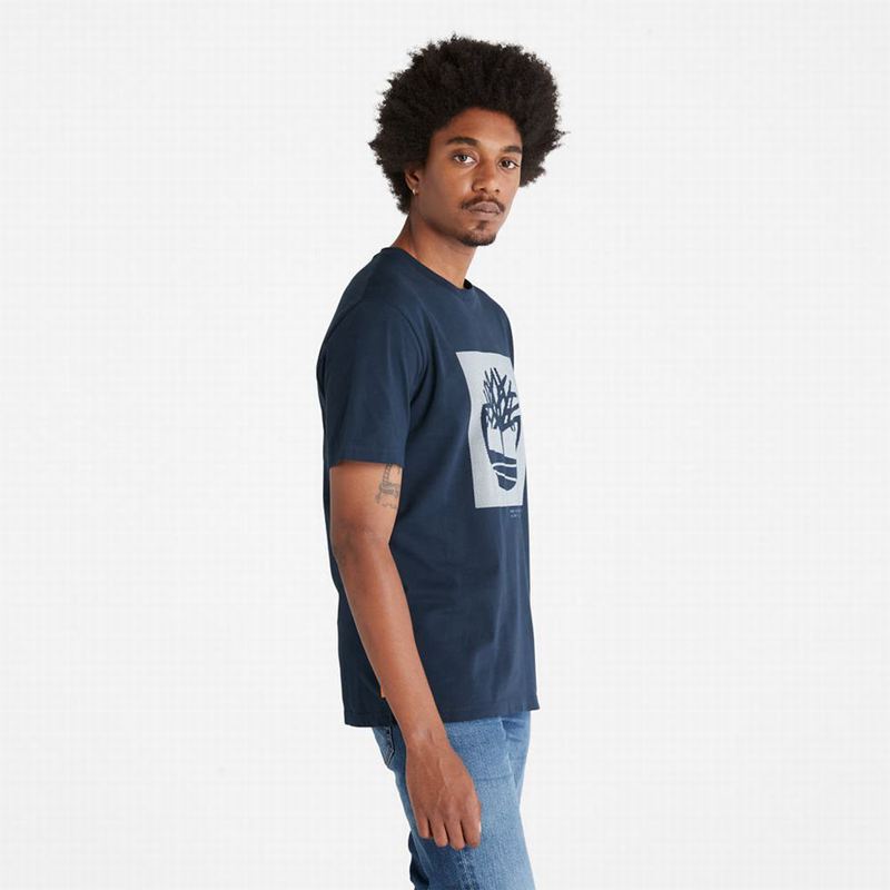 Timberland Anti-Odour Supima Cotton Majice Tamnoplave | 22849683