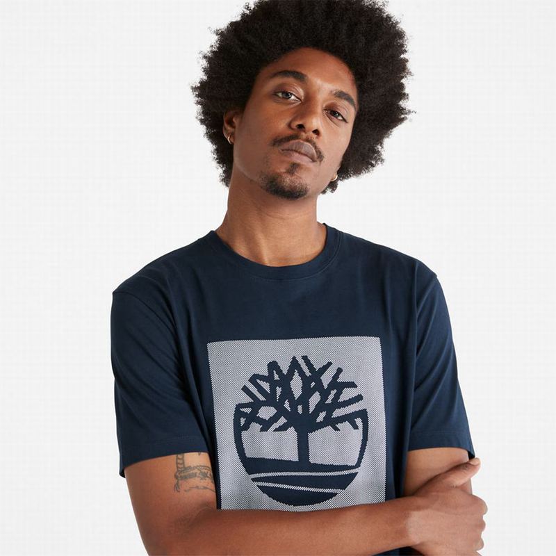 Timberland Anti-Odour Supima Cotton Majice Tamnoplave | 22849683