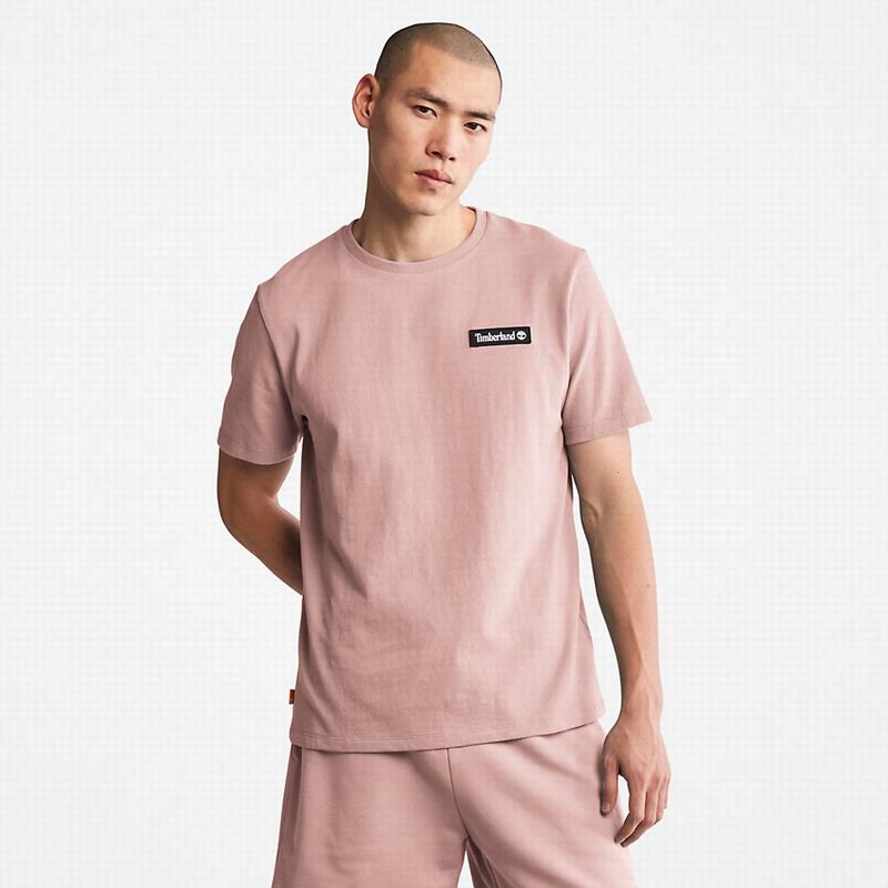 Timberland Anti-Odour Supima Cottond Majice Roze | 23384658