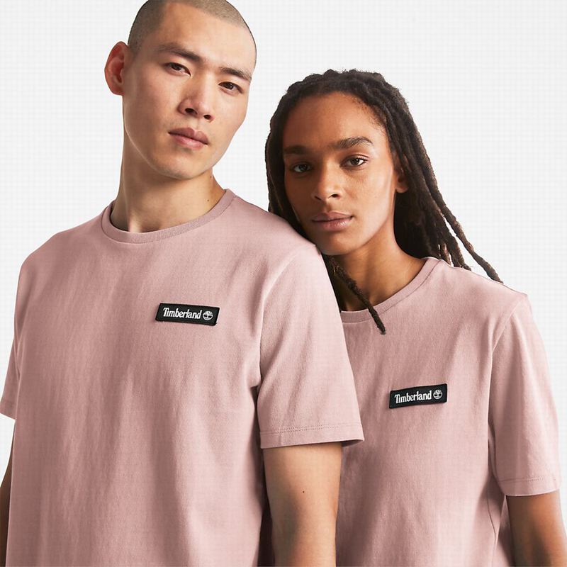 Timberland Anti-Odour Supima Cottond Majice Roze | 23384658