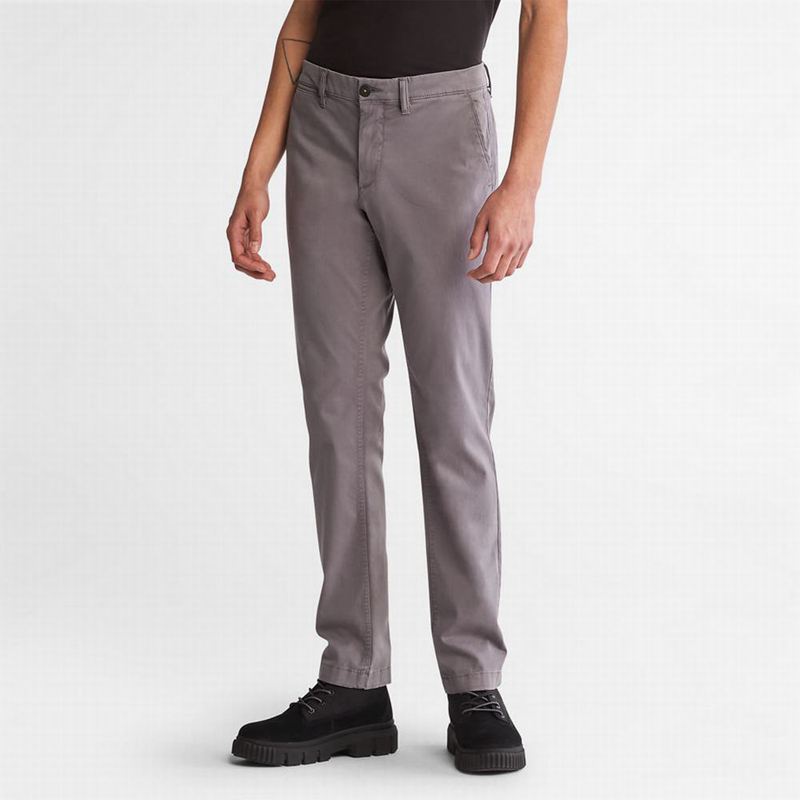 Timberland Anti-odour Ultra-stretch Chino Hlače Sive | 18532064