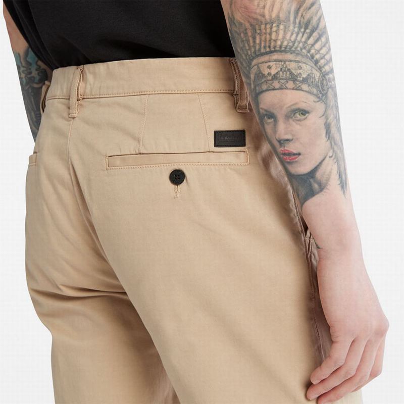 Timberland Anti-odour Ultra-stretch Chino Hlače Bež | 19632422