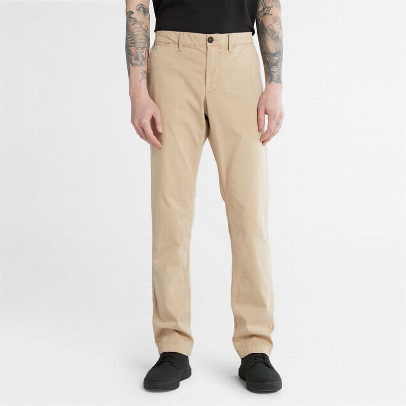 Timberland Anti-odour Ultra-stretch Chino Hlače Bež | 19632422