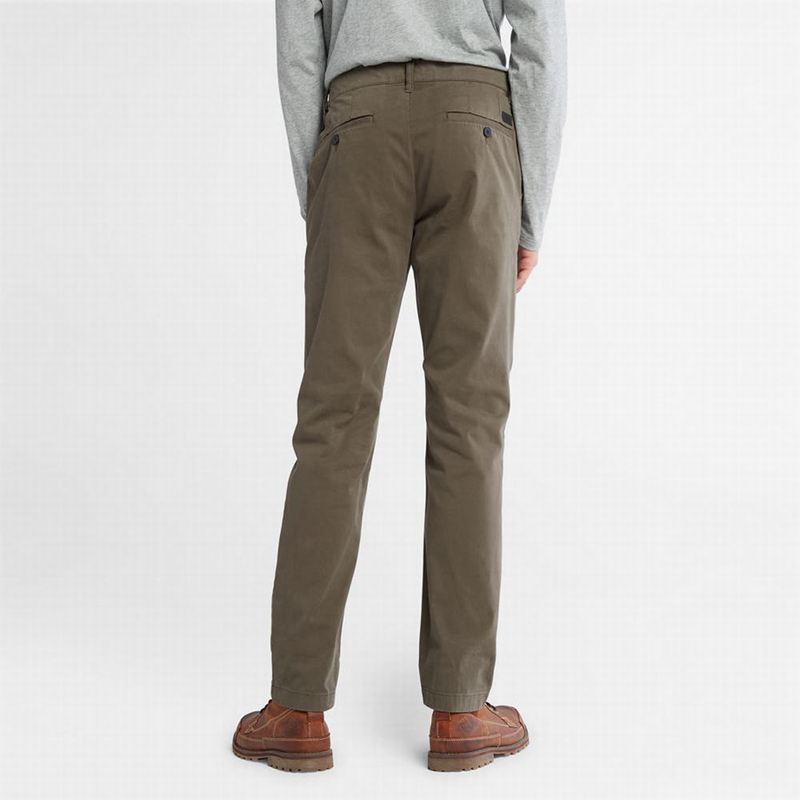 Timberland Anti-odour Ultra-stretch Chino Hlače Zelene | 46540261