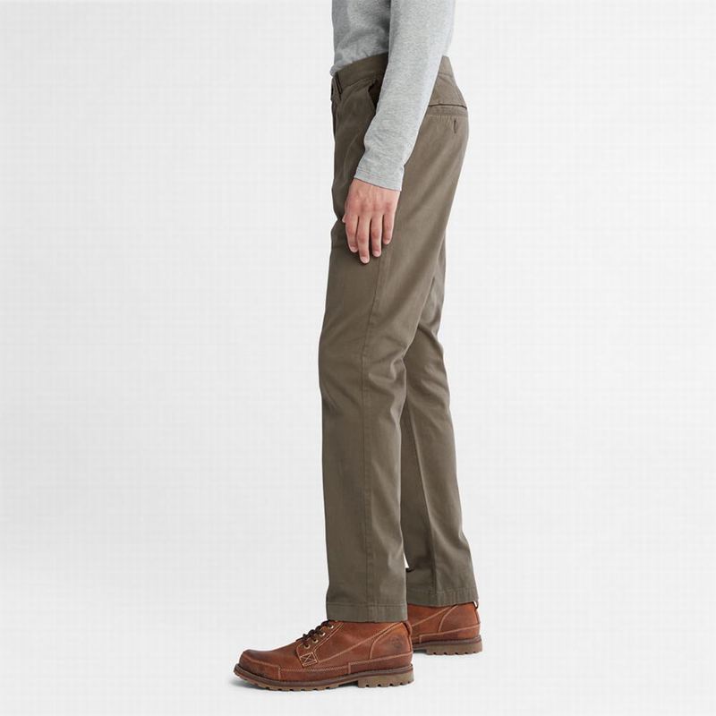 Timberland Anti-odour Ultra-stretch Chino Hlače Zelene | 46540261