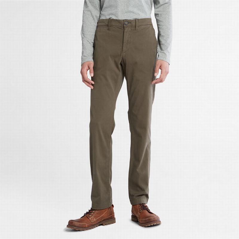 Timberland Anti-odour Ultra-stretch Chino Hlače Zelene | 46540261