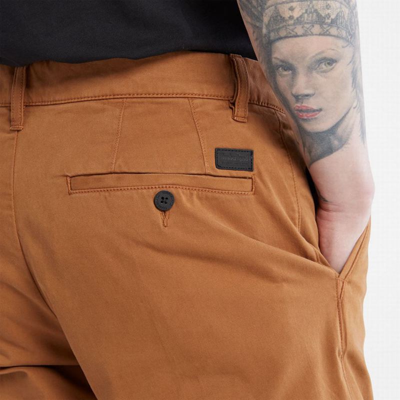 Timberland Anti-odour Ultra-stretch Chino Hlače Smeđe | 61216607