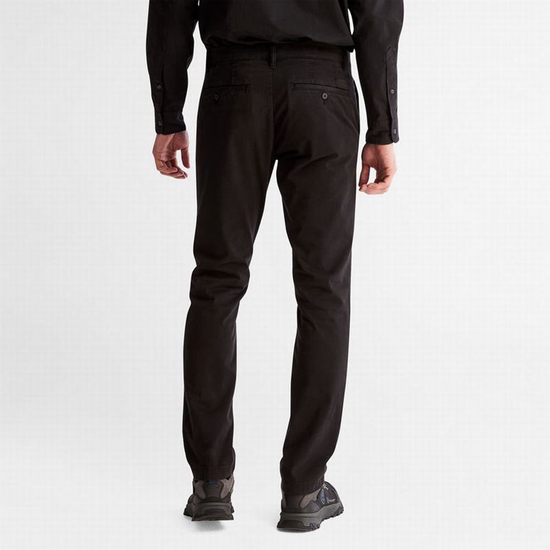Timberland Anti-odour Ultra-stretch Chino Hlače Crne | 82935139