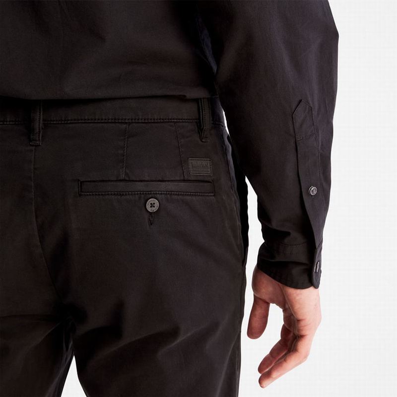 Timberland Anti-odour Ultra-stretch Chino Hlače Crne | 82935139