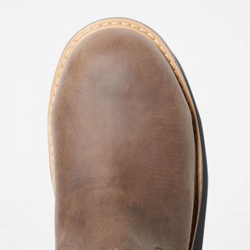 Timberland Ashlar Pull On Alloy Toe Waterproof Radne Čizme Smeđe | 85997932