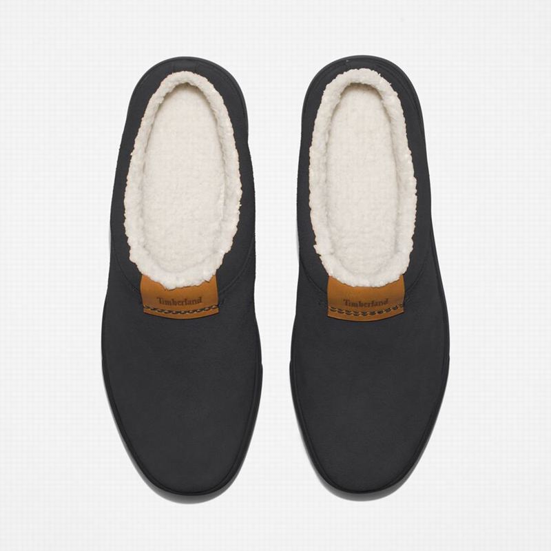 Timberland Ashwood Park Koža Papuče Crne | 53777880
