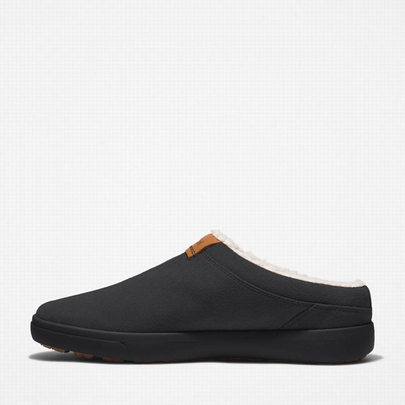 Timberland Ashwood Park Koža Papuče Crne | 53777880