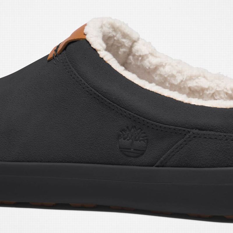 Timberland Ashwood Park Koža Papuče Crne | 53777880