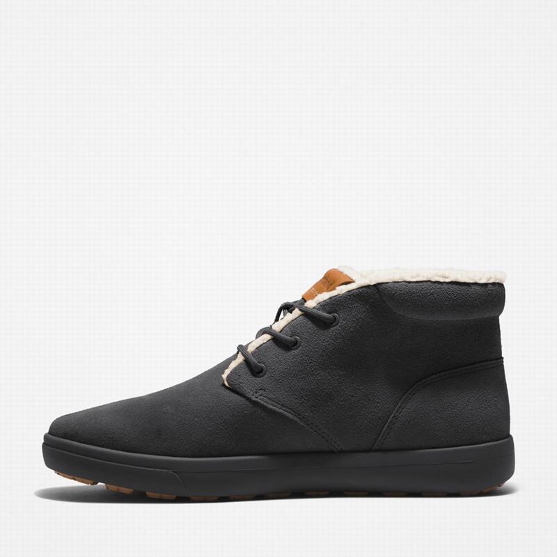 Timberland Ashwood Park Warm-Lined Chukka Čizme Crne | 44640083