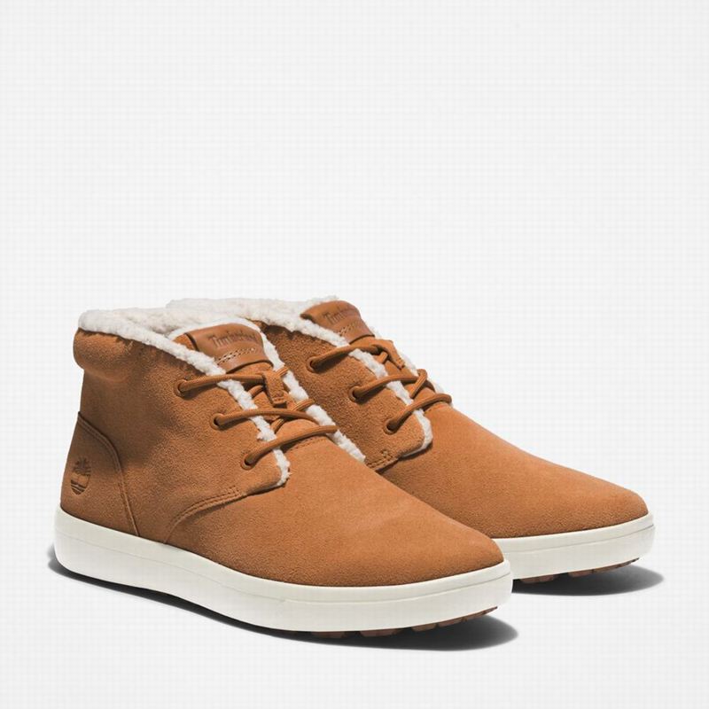 Timberland Ashwood Park Warm-Lined Chukka Čizme Smeđe | 92182339