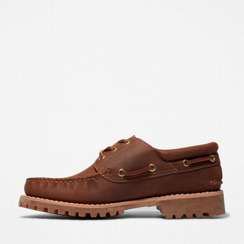 Timberland Authentic 3-Eye Cipele Za Čamce Smeđe | 15594475