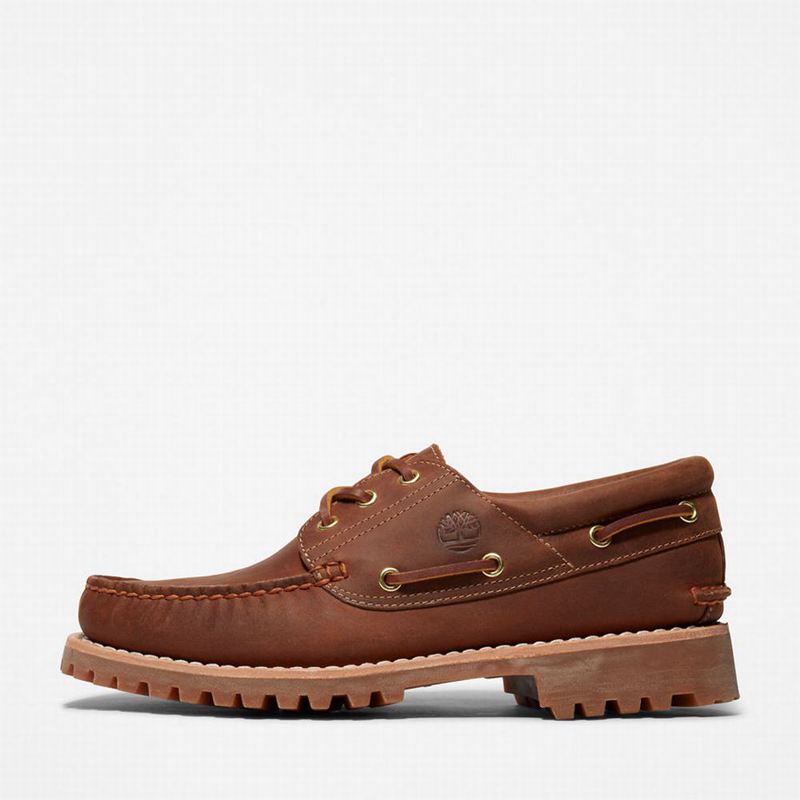 Timberland Authentic 3-Eye Cipele Za Čamce Smeđe | 15594475