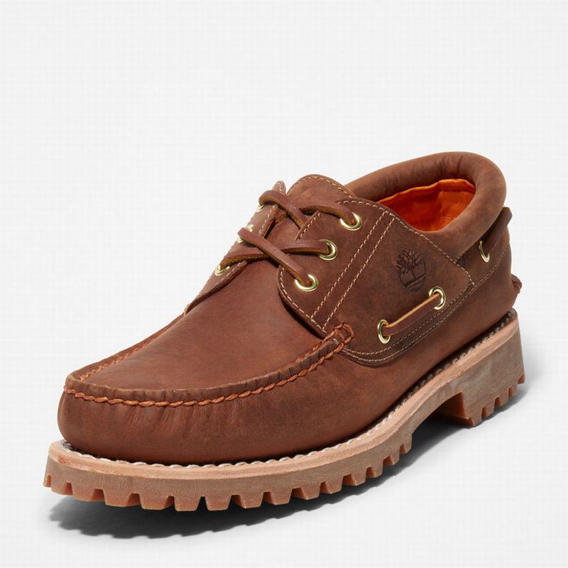 Timberland Authentic 3-Eye Cipele Za Čamce Smeđe | 15594475