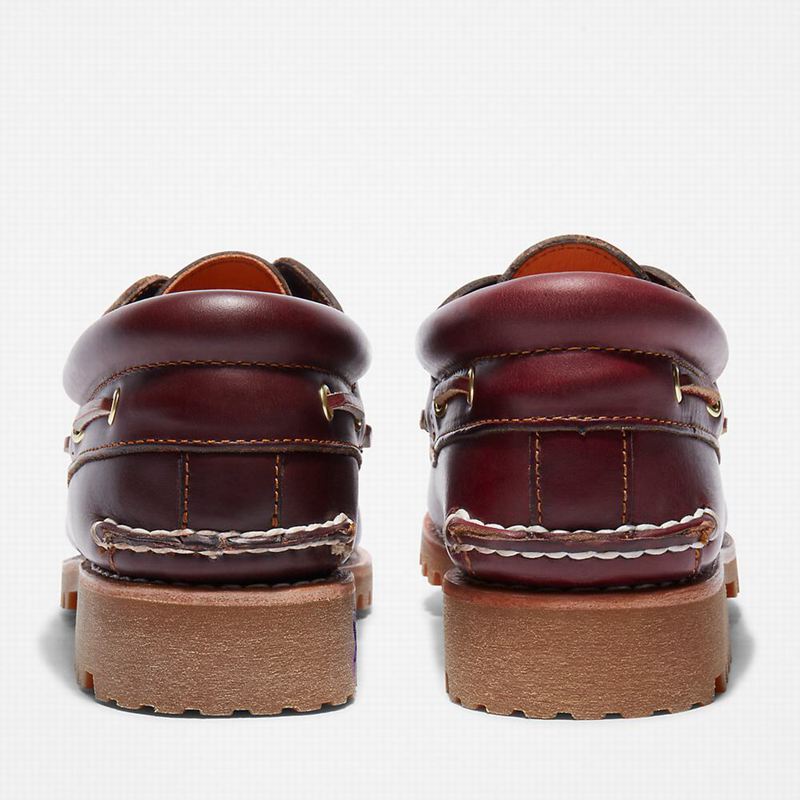 Timberland Authentic 3-Eye Cipele Za Čamce Bordo | 62919436
