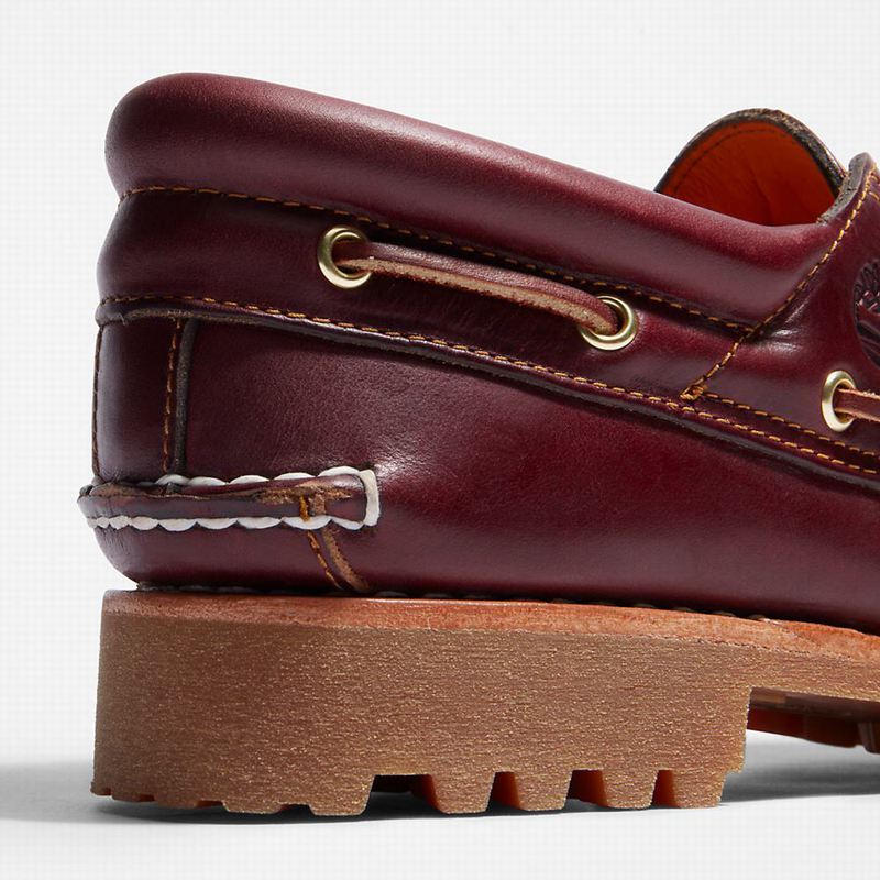 Timberland Authentic 3-Eye Cipele Za Čamce Bordo | 62919436