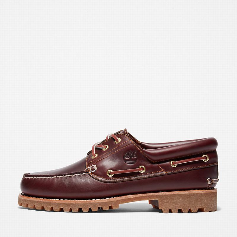 Timberland Authentic 3-Eye Cipele Za Čamce Bordo | 62919436