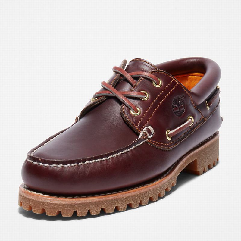 Timberland Authentic 3-Eye Cipele Za Čamce Bordo | 62919436