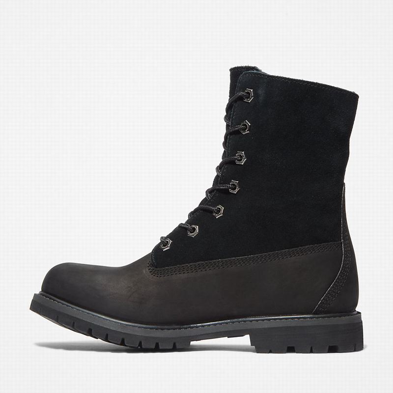 Timberland Authentic Fold-over Čizme Crne | 12127045